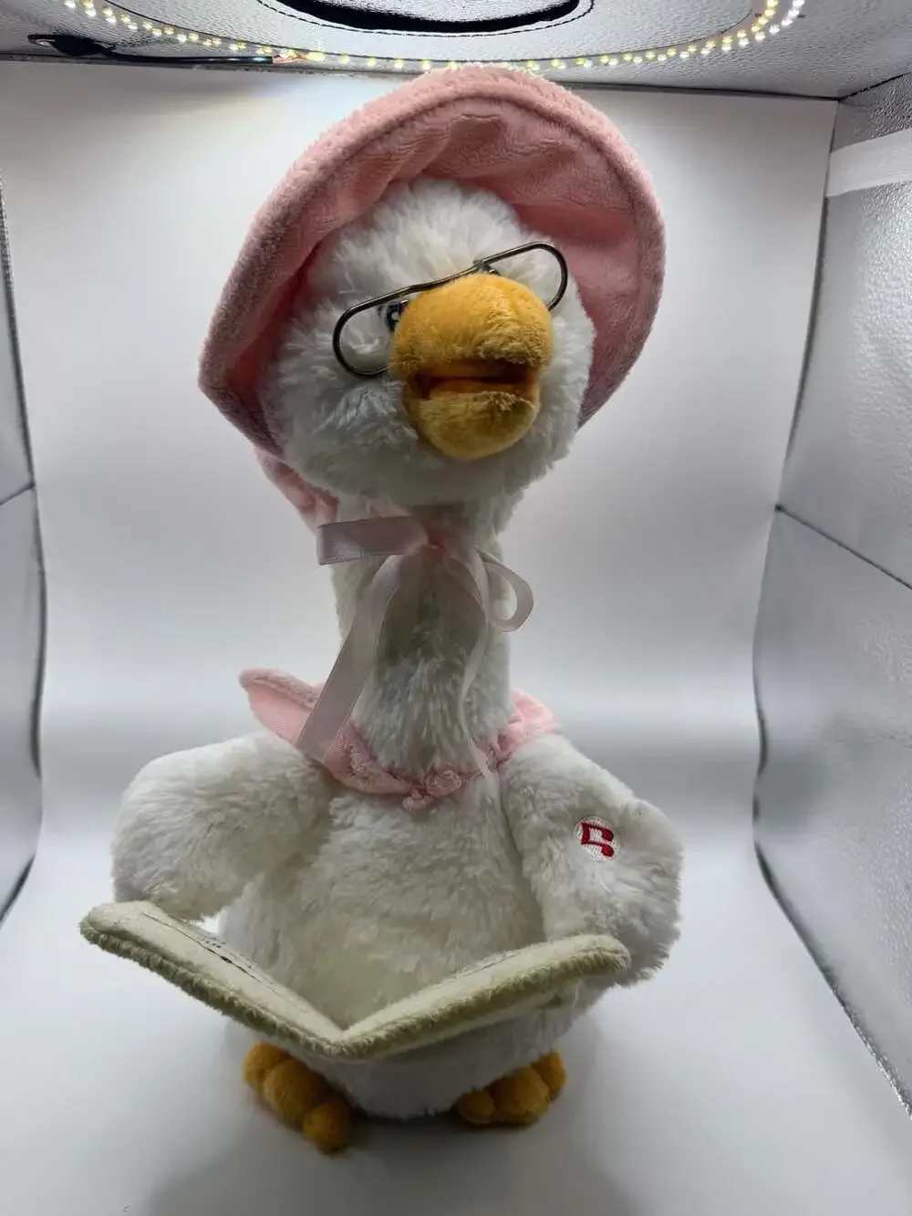 Cuddle Barn Mother Goose Animated Talking and Singing Nursery Rhyme Plush with P